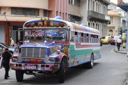 Bus in Panama.