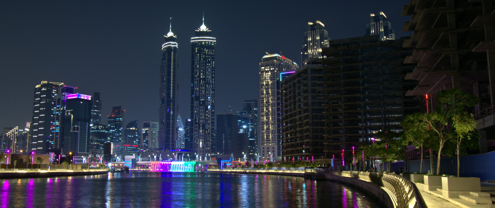 View from the Dubai Canal.